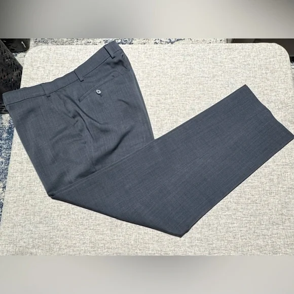 Michael Kors Men’s Navy Blue Dress Pants Size 38x30 - Picture 1 of 3
